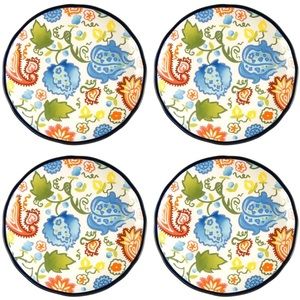 Bundle 4 Threshold Salad Dessert Luncheon Plates China Carnigan Field